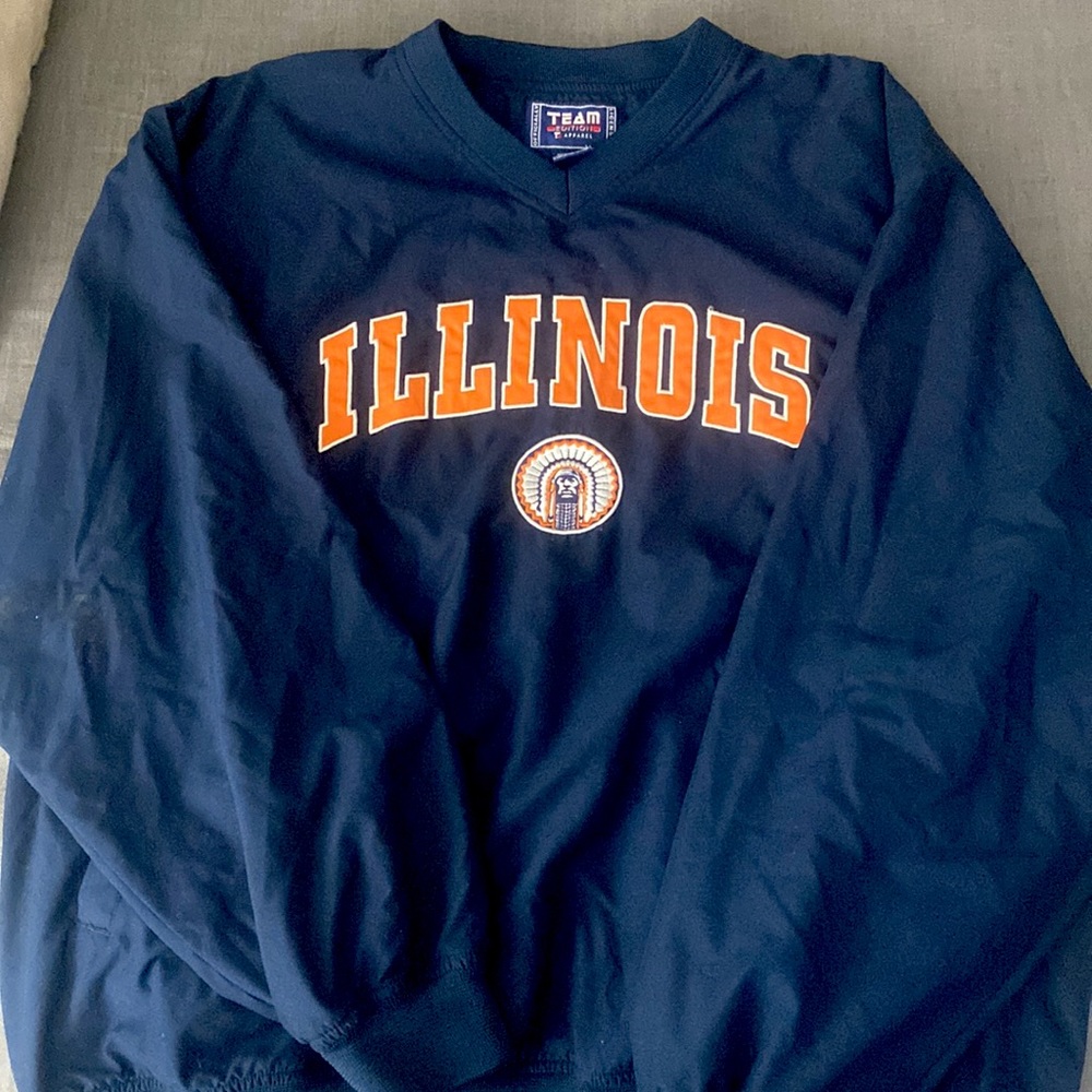 Vintage University of Illinois Windbreaker